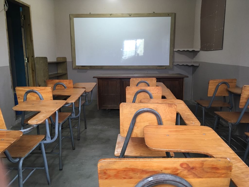 My first classroom before decoration. 
