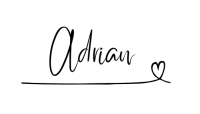 Pale Yellow Floral Watercolor and Signature Font Name Tag